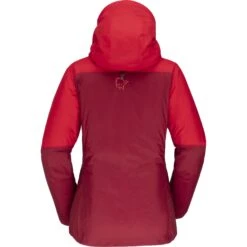 Norrona Lyngen Dri2 Thermo60 Jas Dames - True Red/Rhubarb -Norrona norrona lyngen dri2 thermo60 jacket women true red rhubarb 2 1026516