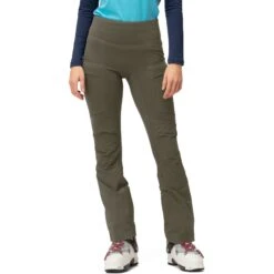 Norrona Lyngen Equaliser Stretch Tights Skibroek Dames - Olive Night