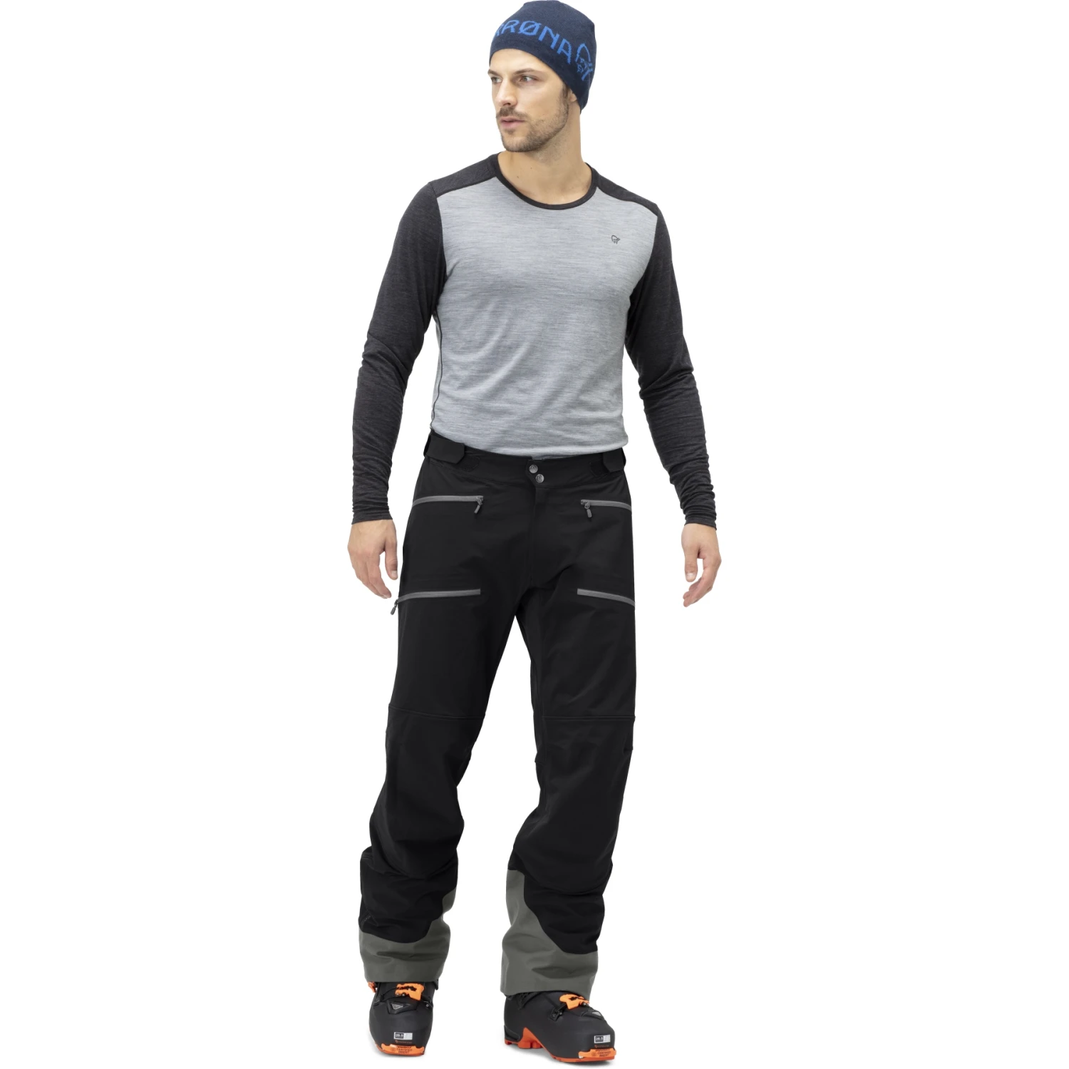 Norrona Lyngen Flex1 Broek Heren - Caviar/Castor Grey 4 Norrona Lyngen Flex1 Broek Heren - Caviar/Castor Grey - Afbeelding 4