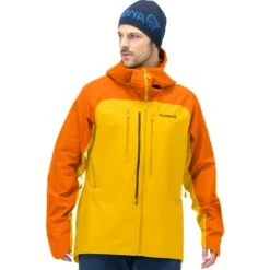 Norrona Lyngen Gore-Tex Jas Heren - Orange Popsicle/Lemon Chrome