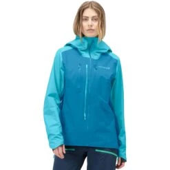 Norrona Lyngen Gore-Tex Jas Dames - Aquarius/Hawaiian Surf
