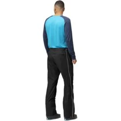 Norrona Lyngen Gore-Tex Paclite Overbroek Heren - Caviar/Castor Grey -Norrona norrona lyngen gore tex paclite overpants men caviar castor grey 4 1256450