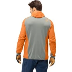 Norrona Lyngen Hiloflex100 Jas Heren - Orange Popsicle/Castor Grey -Norrona norrona lyngen hiloflex100 jacket men orange popsicle castor grey 4 1026779