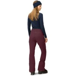 Norrona Lyngen Hiloflex200 Slim Broek Dames - Tawny Port -Norrona norrona lyngen hiloflex200 slim pants women tawny port 5 1518461