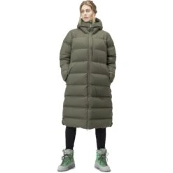 Norrona Oslo Down750 Donzen Mantel Dames - Olive Night -Norrona norrona oslo down750 coat women olive night 3 1026974