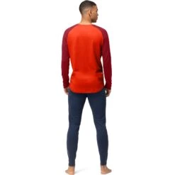 Norrona PureUll Hemd Met Lange Mouwen Heren - Arednalin/Rhubarb -Norrona norrona pureull long sleeve baselayer men arednalin rhubarb 5 1518569