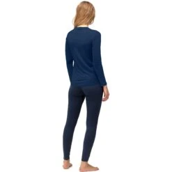 Norrona PureUll Hemd Met Lange Mouwen Dames - Indigo Night -Norrona norrona pureull long sleeve baselayer women indigo night 3 1463440