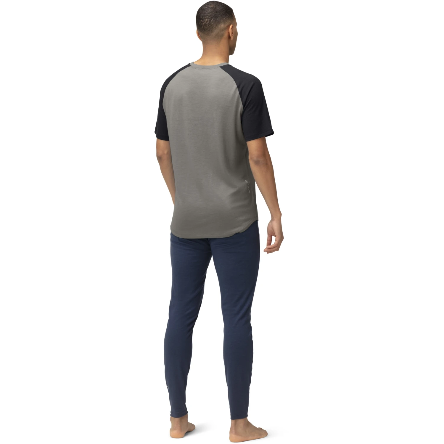 Norrona PureUll Hemd Met Korte Mouwen Heren - Castor Grey/Caviar Melange 5 Norrona PureUll Hemd Met Korte Mouwen Heren - Castor Grey/Caviar Melange - Afbeelding 5