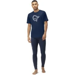 Norrona PureUll Hemd Met Korte Mouwen Heren - Indigo Night -Norrona norrona pureull t shirt men indigo night 3 1257782