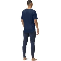 Norrona PureUll Hemd Met Korte Mouwen Heren - Indigo Night -Norrona norrona pureull t shirt men indigo night 4 1257783