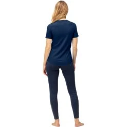 Norrona PureUll Hemd Met Korte Mouwen Dames - Indigo Night -Norrona norrona pureull t shirt women indigo night 3 1463434