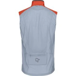 Norrona Senja Aero90 Vest Heren - Arednalin/Blue Fog -Norrona norrona senja aero90 vest men arednalin blue fog 2 1342947