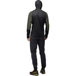 Norrona Senja Alpha90 Zip Hood Jas Heren - Olive Night -Norrona norrona senja alpha90 zip hood jacket men olive night 5 1518629