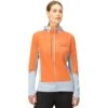 Norrona Senja Alpha90 Zip Hood Jas Dames - Flamingo