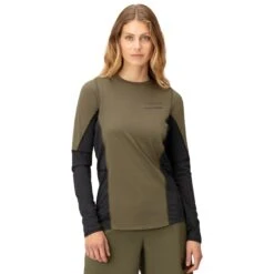 Norrona Senja Equaliser Lightweight Shirt Met Lange Mouwen Dames - Olive Night
