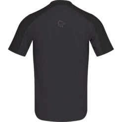 Norrona Senja Equaliser Lightweight T-Shirt Heren - Caviar -Norrona norrona senja equaliser lightweight t shirt men caviar 2 1343315