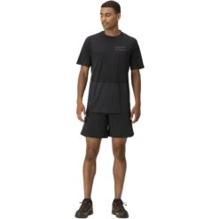 Norrona Senja Equaliser Lightweight T-Shirt Heren - Caviar -Norrona norrona senja equaliser lightweight t shirt men caviar model 1 1399866