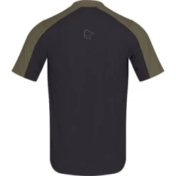 Norrona Senja Equaliser Lightweight T-Shirt Heren - Olive Night -Norrona norrona senja equaliser lightweight t shirt men olive night 2 1343320