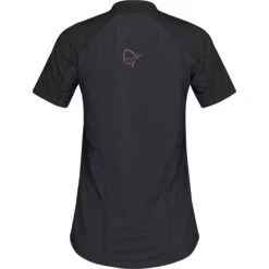 Norrona Senja Equaliser Lightweight T-Shirt Dames - Caviar -Norrona norrona senja equaliser lightweight t shirt women caviar 2 1343336