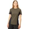 Norrona Senja Equaliser Lightweight T-Shirt Dames - Olive Night