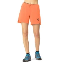 Norrona Senja Flex1 8 Inch Short Dames - Flamingo