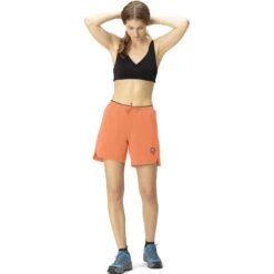 Norrona Senja Flex1 8 Inch Short Dames - Flamingo -Norrona norrona senja flex1 8 inch shorts women flamingo model 1 1399936