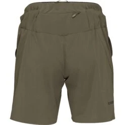 Norrona Senja Flex1 8 Inch Short Dames - Olive Night -Norrona norrona senja flex1 8 inch shorts women olive night 2 1343727
