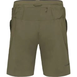 Norrona Senja Flex1 9 Inch Short Heren - Olive Night -Norrona norrona senja flex1 9 inch shorts men olive night 2 1343751
