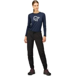 Norrona Senja Flex1 Trackster Broek Dames - Caviar -Norrona norrona senja flex1 trackster pant women caviar 4 1518668