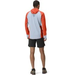 Norrona Senja Warm1 Hood Fleece Trui Heren - Arednalin -Norrona norrona senja warm1 hood men arednalin model 2 1400006