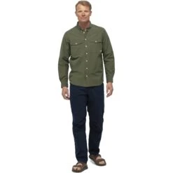 Norrona Heren Overhemd - Olive Night -Norrona norrona shirt men olive night 3 903900