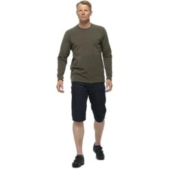 Norrona Skibotn Crew Neck Shirt Met Lange Mouwen Heren - Olive Night -Norrona norrona skibotn crew neck long sleeve men olive night 2 1463870