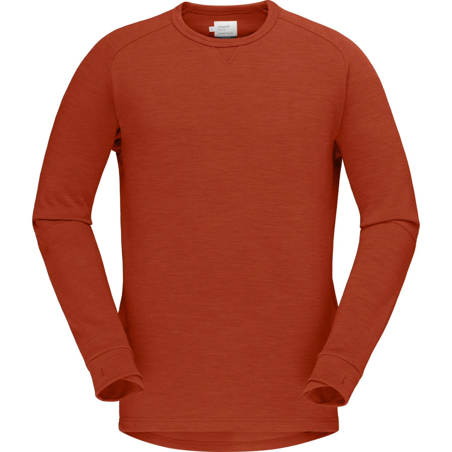 Norrona Skibotn Crew Neck Shirt Met Lange Mouwen Heren - Rooibos Tea 2 Norrona Skibotn Crew Neck Shirt Met Lange Mouwen Heren - Rooibos Tea - Afbeelding 2