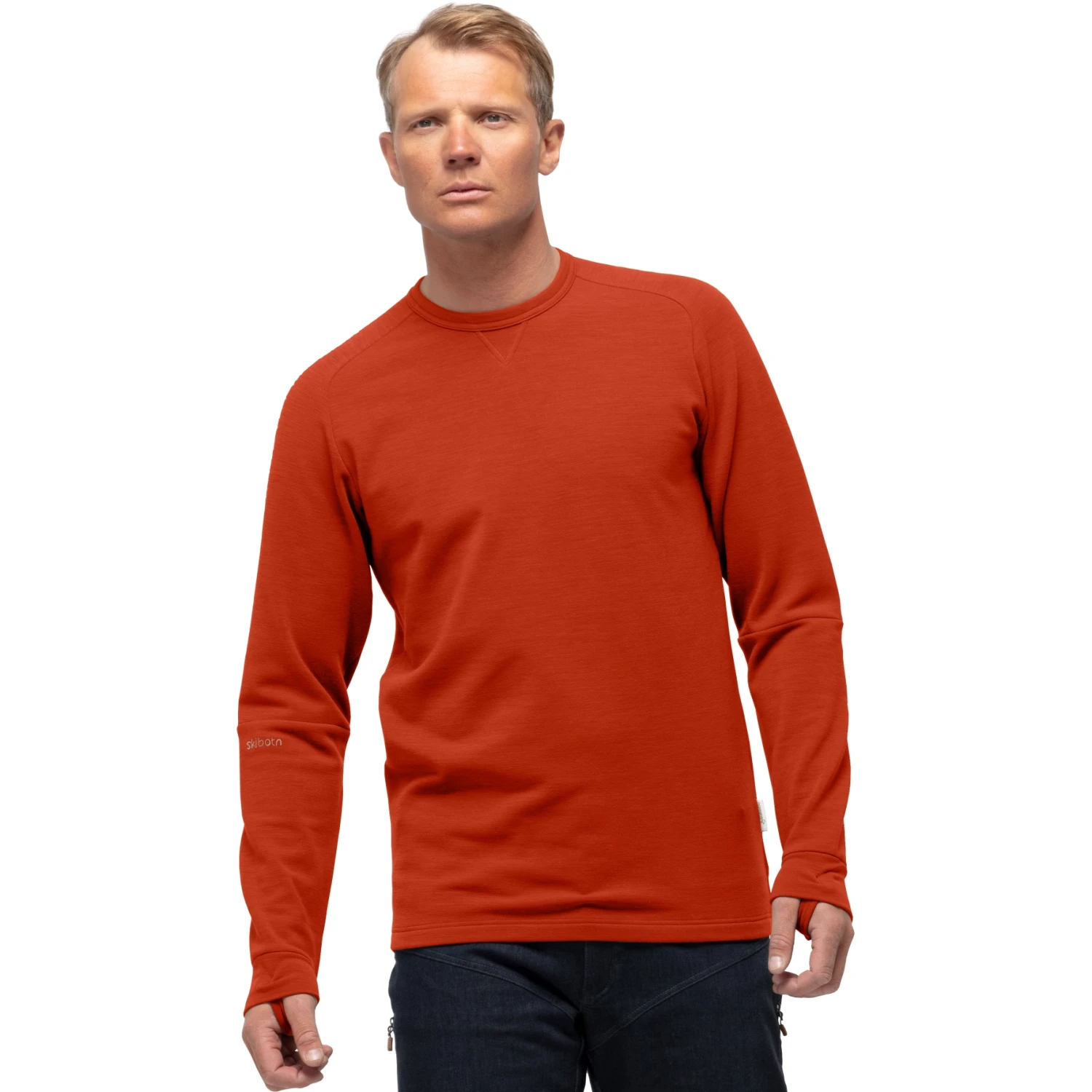 Norrona Skibotn Crew Neck Shirt Met Lange Mouwen Heren - Rooibos Tea 1 Norrona Skibotn Crew Neck Shirt Met Lange Mouwen Heren - Rooibos Tea