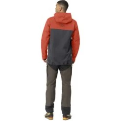 Norrona Svalbard Cotton Jas Heren - Rooibos Tea/Slate Grey -Norrona norrona svalbard cotton jacket men rooibos tea slate grey 3 1464216