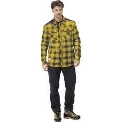 Norrona Svalbard Flanellen Overhemd Heren - Golden Palm -Norrona norrona svalbard flannel shirt men golden palm 2 1464340