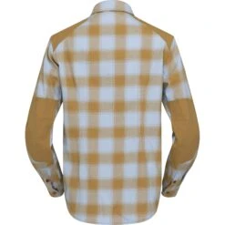 Norrona Svalbard Flanellen Overhemd Dames - Blue Fog/Camelflage -Norrona norrona svalbard flannel shirt women blue fog camelflage 2 1344008