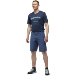 Norrona Svalbard Light Cotton Short Heren - Indigo Night -Norrona norrona svalbard light cotton shorts men indigo night 2 1464401