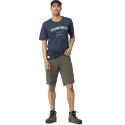 Norrona Svalbard Light Cotton Short Heren - Slate Grey -Norrona norrona svalbard light cotton shorts men slate grey model 1 1400059
