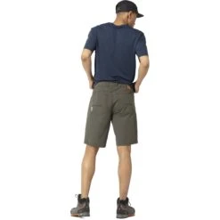 Norrona Svalbard Light Cotton Short Heren - Slate Grey -Norrona norrona svalbard light cotton shorts men slate grey model 2 1400060