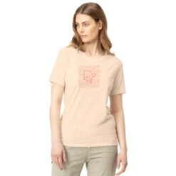 Norrona Svalbard Wool T-Shirt Dames - Snowdrop