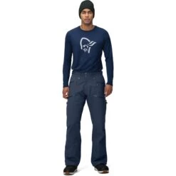 Norrona Tamok Gore-Tex Broek Heren - Indigo Night -Norrona norrona tamok gore tex pants men indigo night model 2 1524278