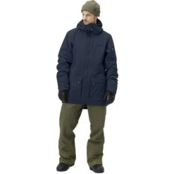 Norrona Tamok Gore-Tex Thermo80 Jas Heren - Indigo Night -Norrona norrona tamok gore tex thermo80 jacket men indigo night 3 1027814