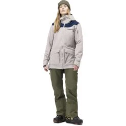 Norrona Tamok Gore-Tex Thermo80 Jas Dames - Pure Cashmere -Norrona norrona tamok gore tex thermo80 jacket women pure cashmere 3 1258251