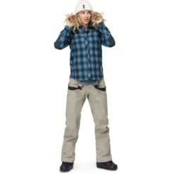 Norrona Tamok Wool Overhemd Dames - Indigo Night -Norrona norrona tamok wool shirt women indigo night 2 1518835