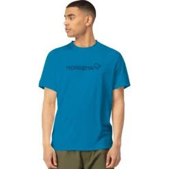 Norrona Tech T-Shirt Heren - Hawaiian Surf