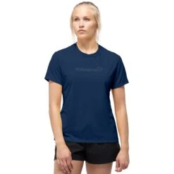 Norrona Tech T-Shirt Dames - Indigo Night