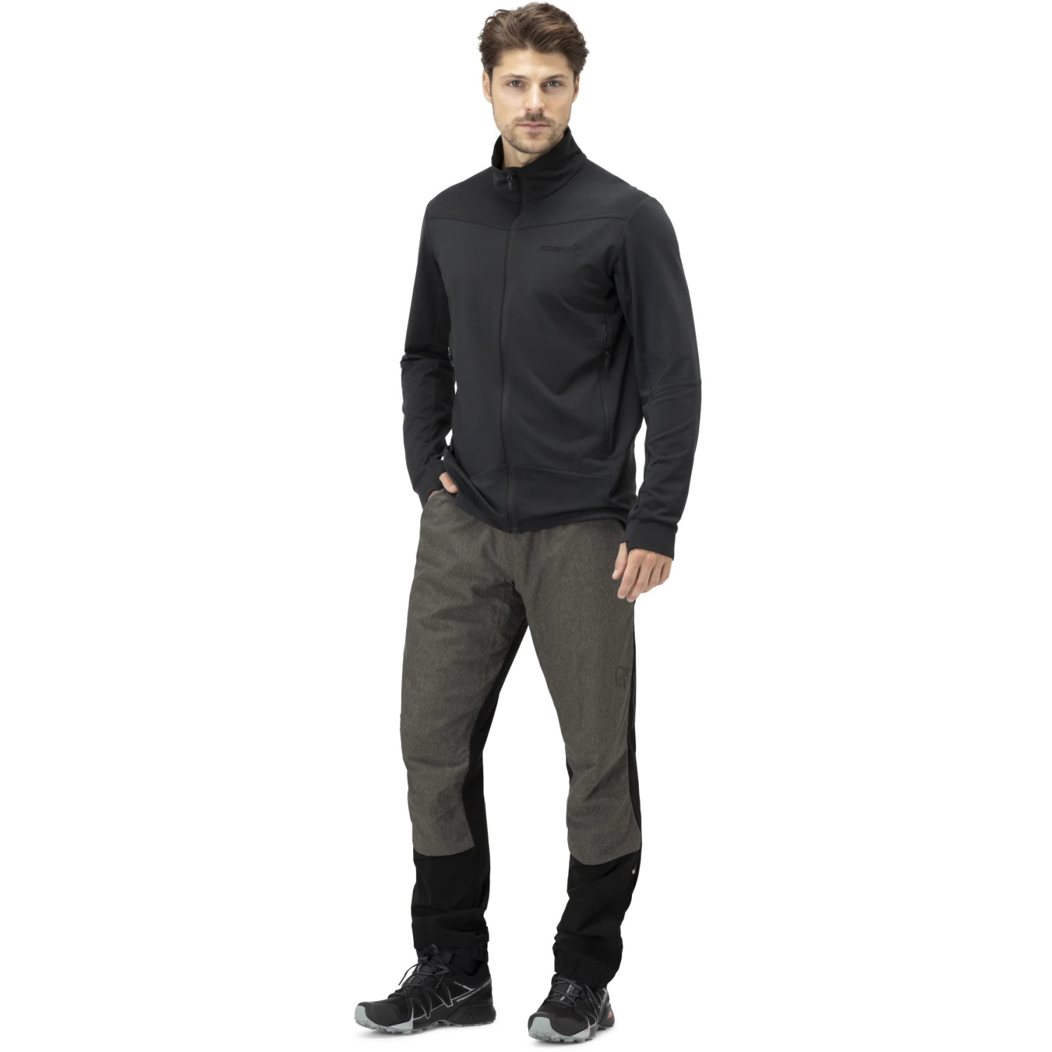 Norrona Training Broek Heren - Caviar/Dark Grey Melange 3 Norrona Training Broek Heren - Caviar/Dark Grey Melange - Afbeelding 3
