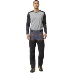 Norrona Trollveggen Flex1 Broek Heren - Cool Black/Orange Popsicle -Norrona norrona trollveggen flex1 pants men cool black orange popsicle 2 1464753