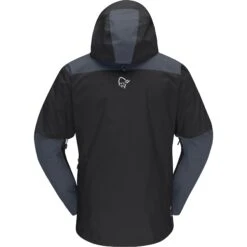 Norrona Trollveggen Gore-Tex Pro Light Jas Heren - Caviar/Cool Black -Norrona norrona trollveggen gore tex pro light jacket men caviar cool black 2 1127348